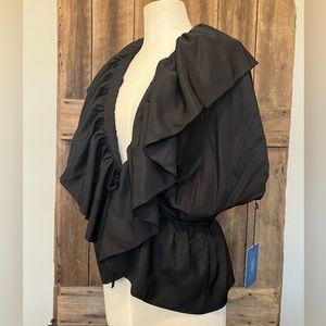 NWT Simply Vera Wang Size XL Dolman Sleeve Jacket Blouse